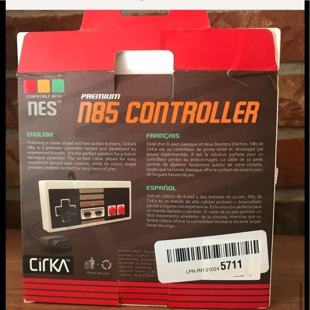 Corks NES N85 Premium Controller compatible NES